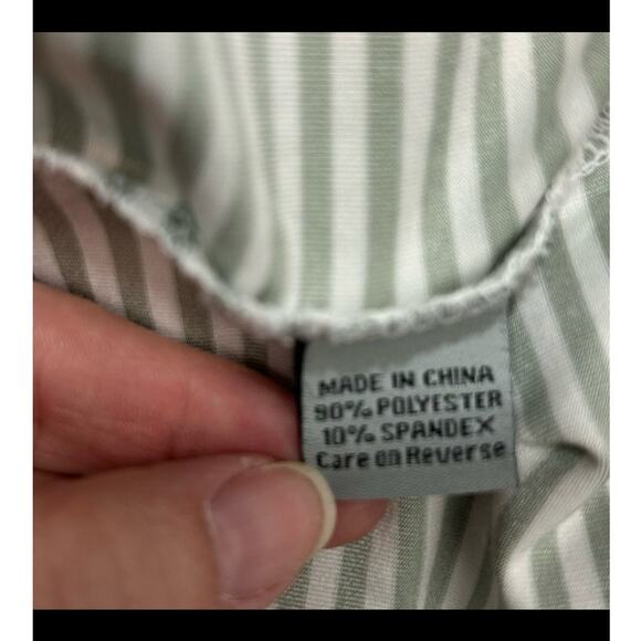 Ohio State Buckeyes Gray Striped Performance Polo Shirt Small - Picture 4 of 12